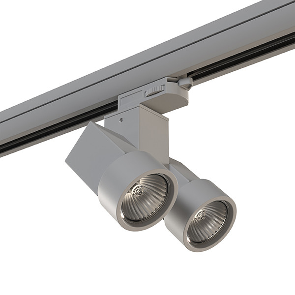 Трековый светильник Lightstar Track 3 gray A3T051030