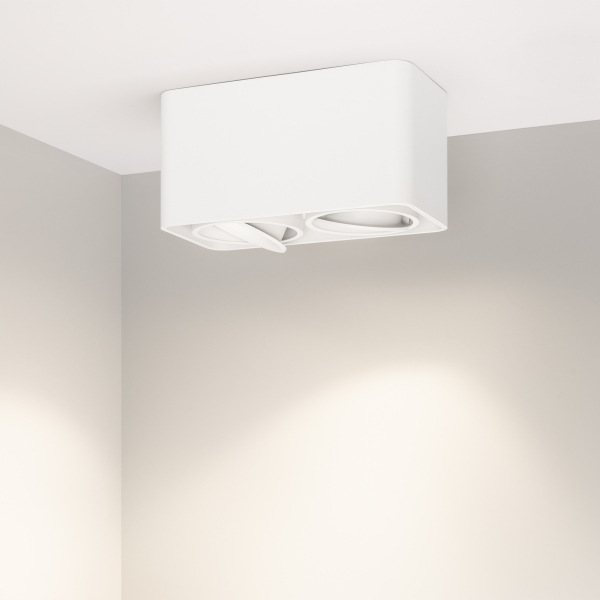Накладной светильник Arlight SP-Cubus-S195x100-2x8W Warm3000 036058