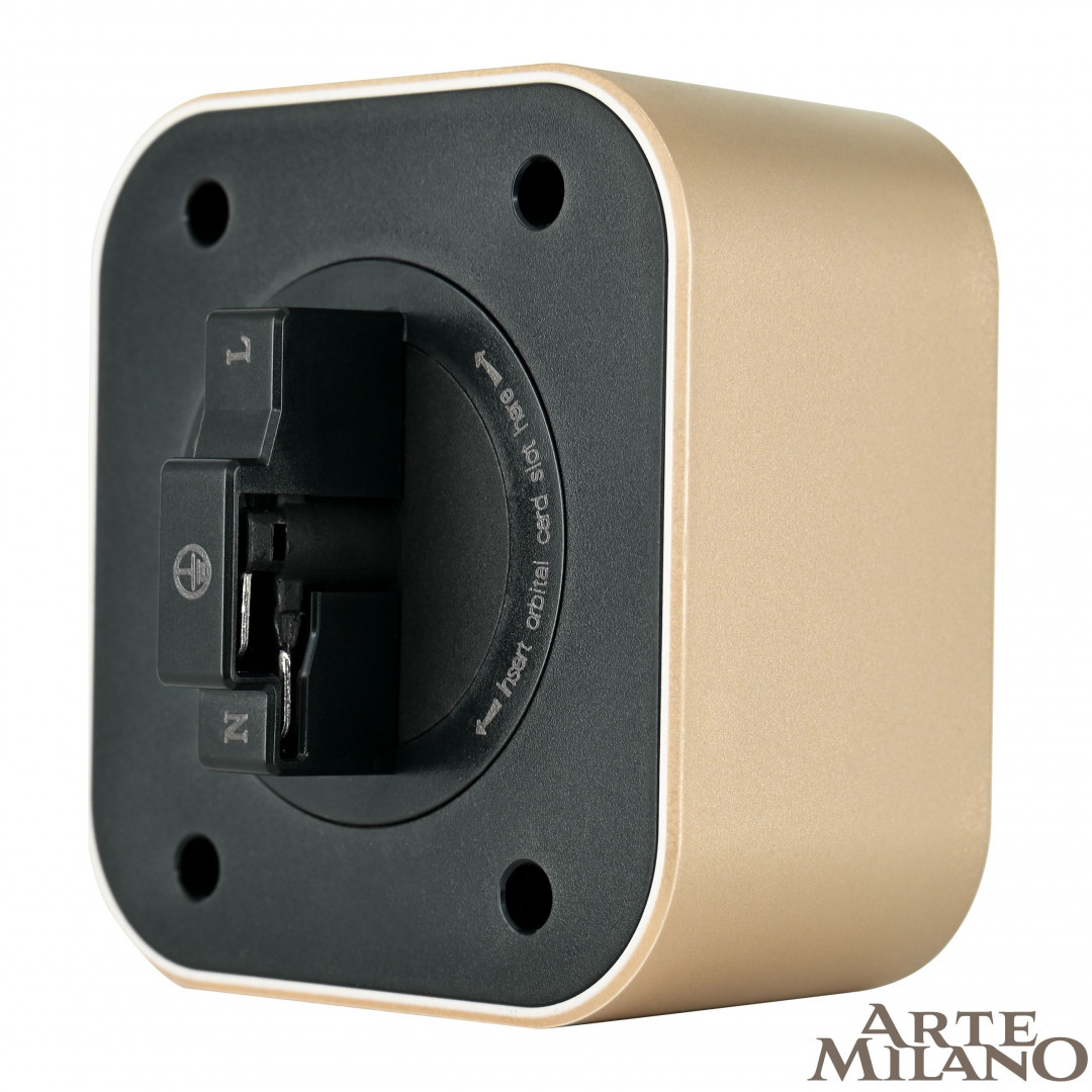 Трековая розетка Arte Milano Am-track-sockets 380022TS/ES Gold УЦ