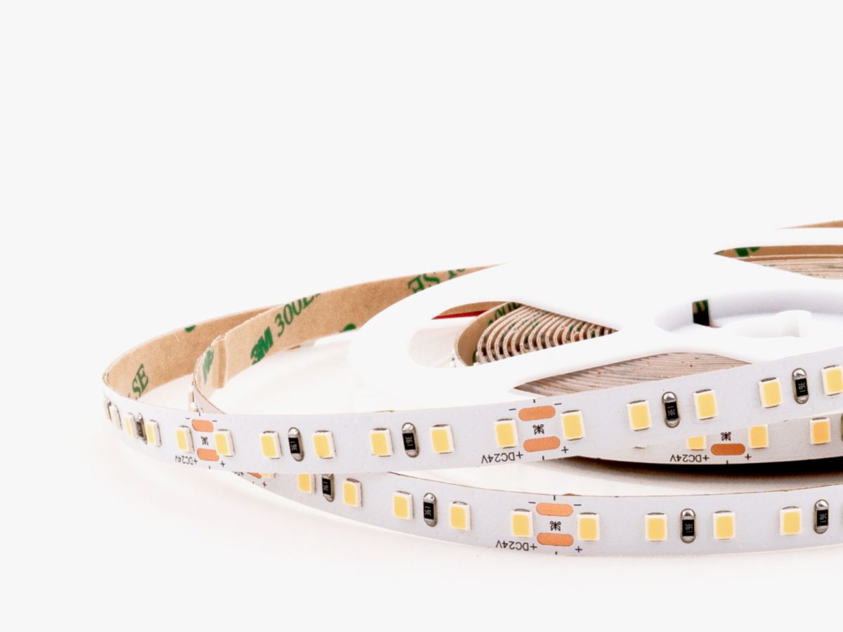 Светодиодная лента LEDS POWER 2835 120/м (5Вт/м) 24В теплая 005881