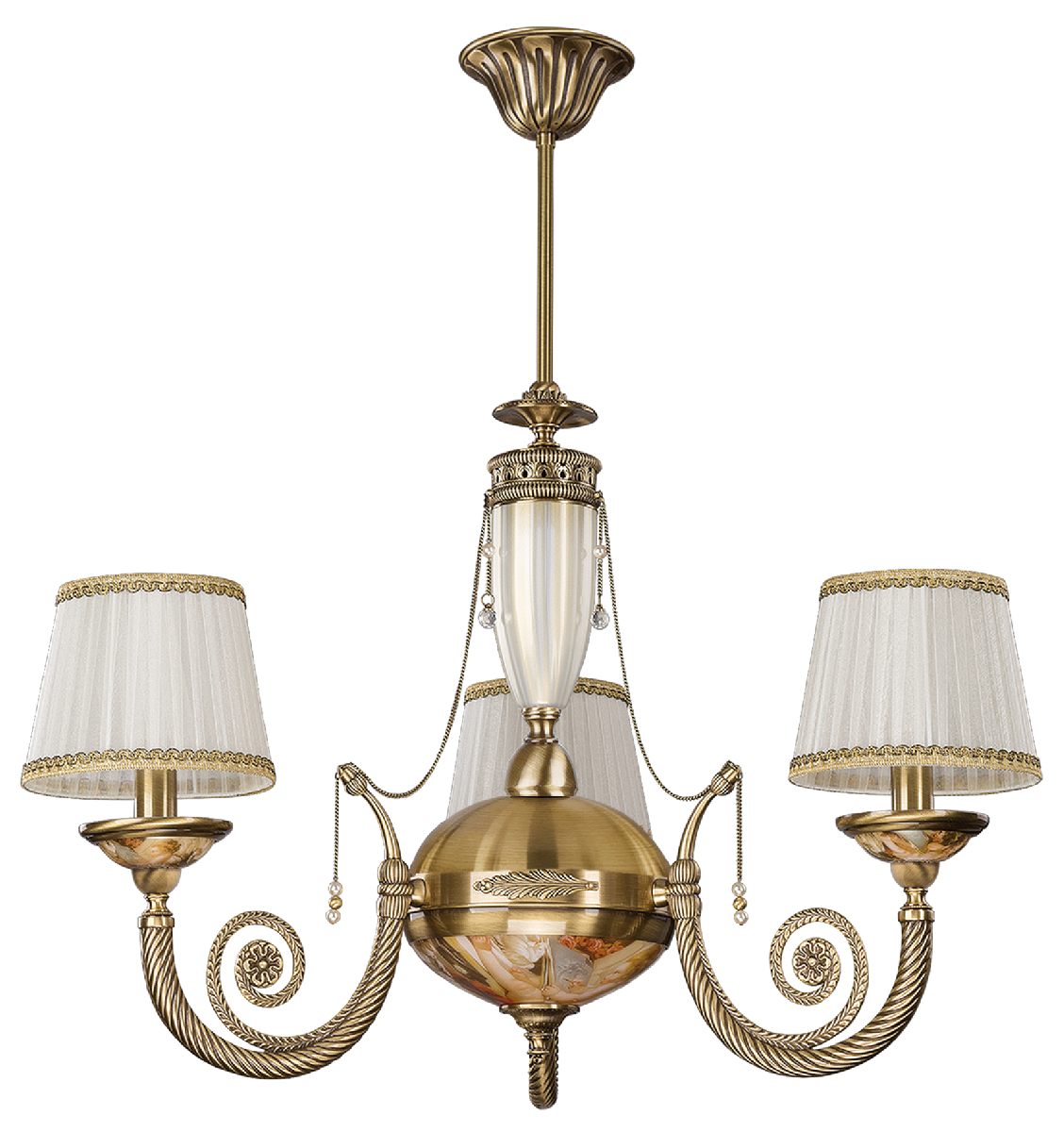 Люстра на штанге Kutek Bibione Lampshade BIB-ZW-3(P/A)