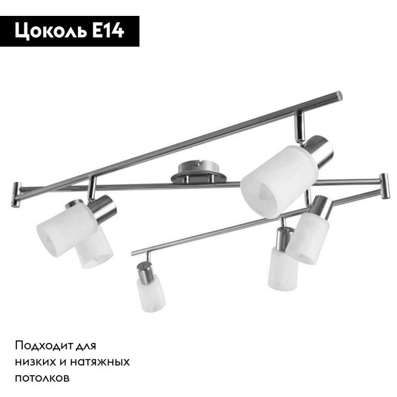 Спот Arte Lamp Cavalletta A4510PL-6SS