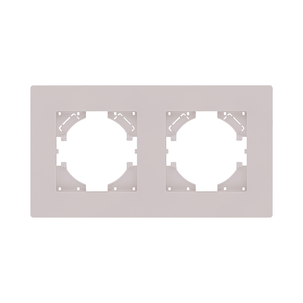 Рамка 2-постовая, кашемир матовый Kollinger Aspekt AT2CM