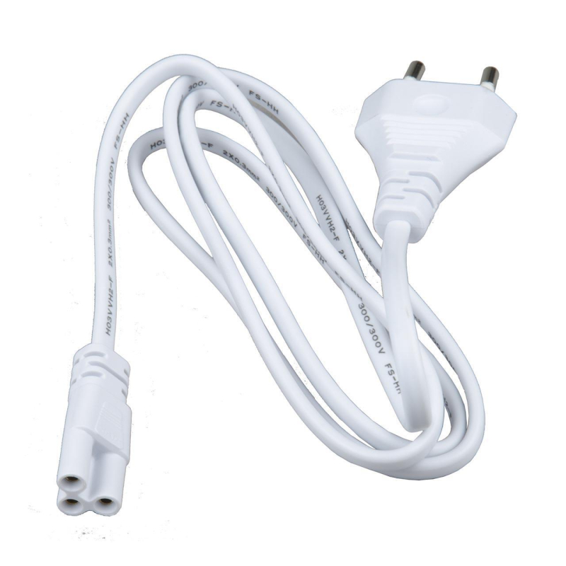 Шнур сетевой с вилкой (UL-00004530) Uniel UCX-LT2/E01-120 White 1 Sticker
