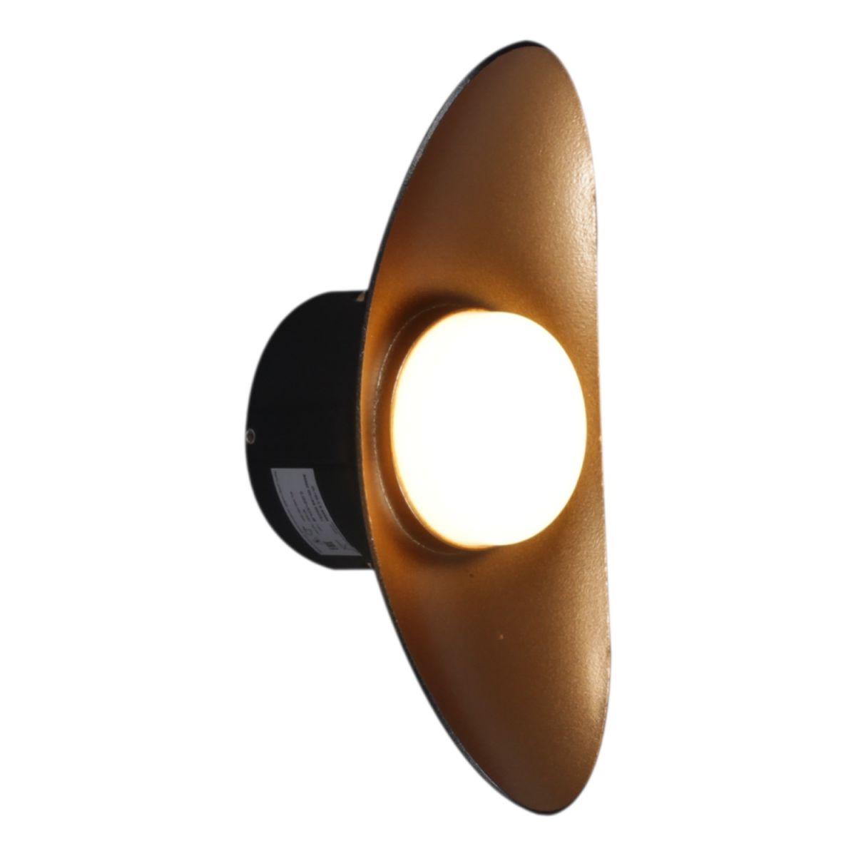 Уличный настенный светильник Reluce 86868-9.2-001JH LED7W BK+GD