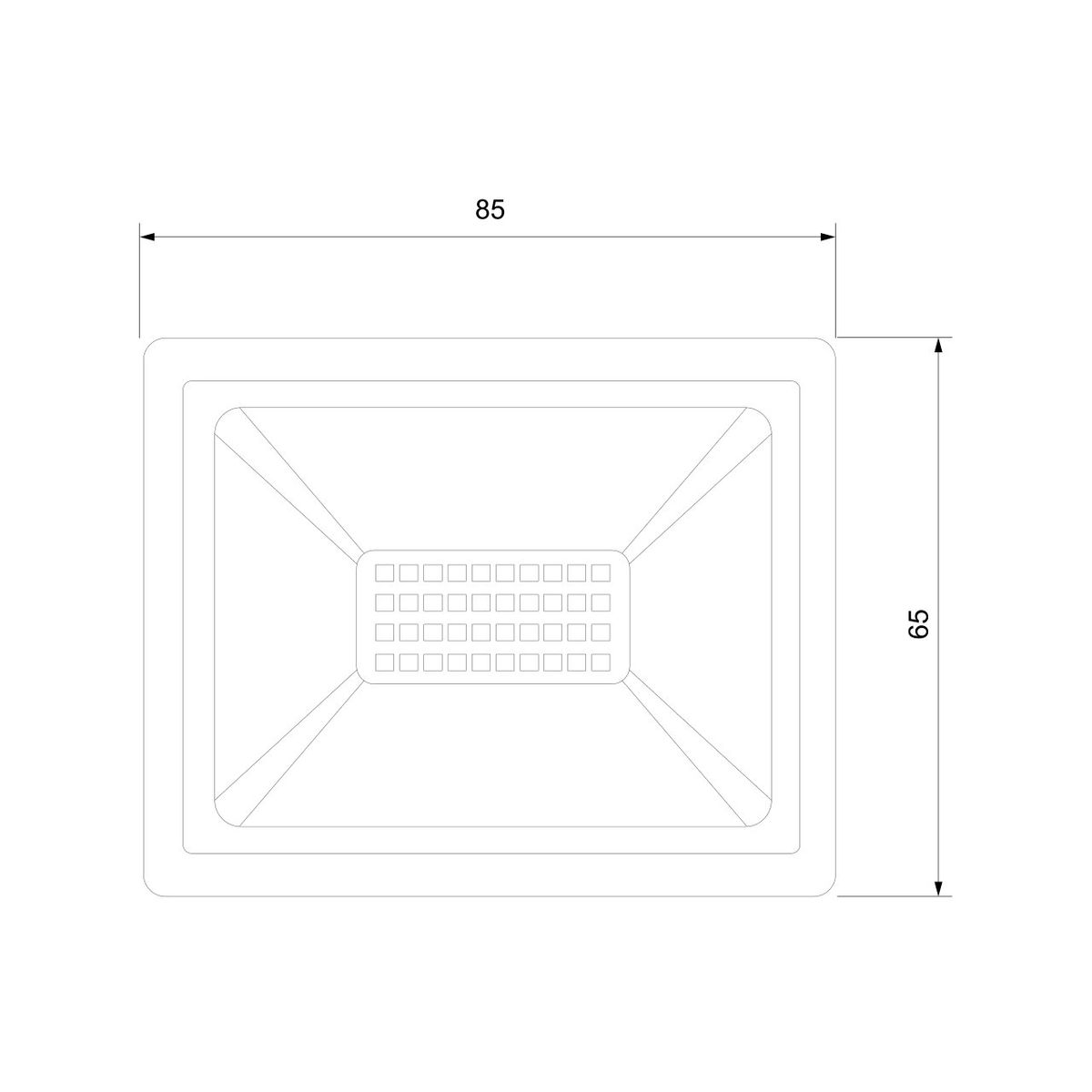 Прожектор светодиодный Elektrostandard Elementary 019 FL LED 10W 4200K IP65 4690389154713