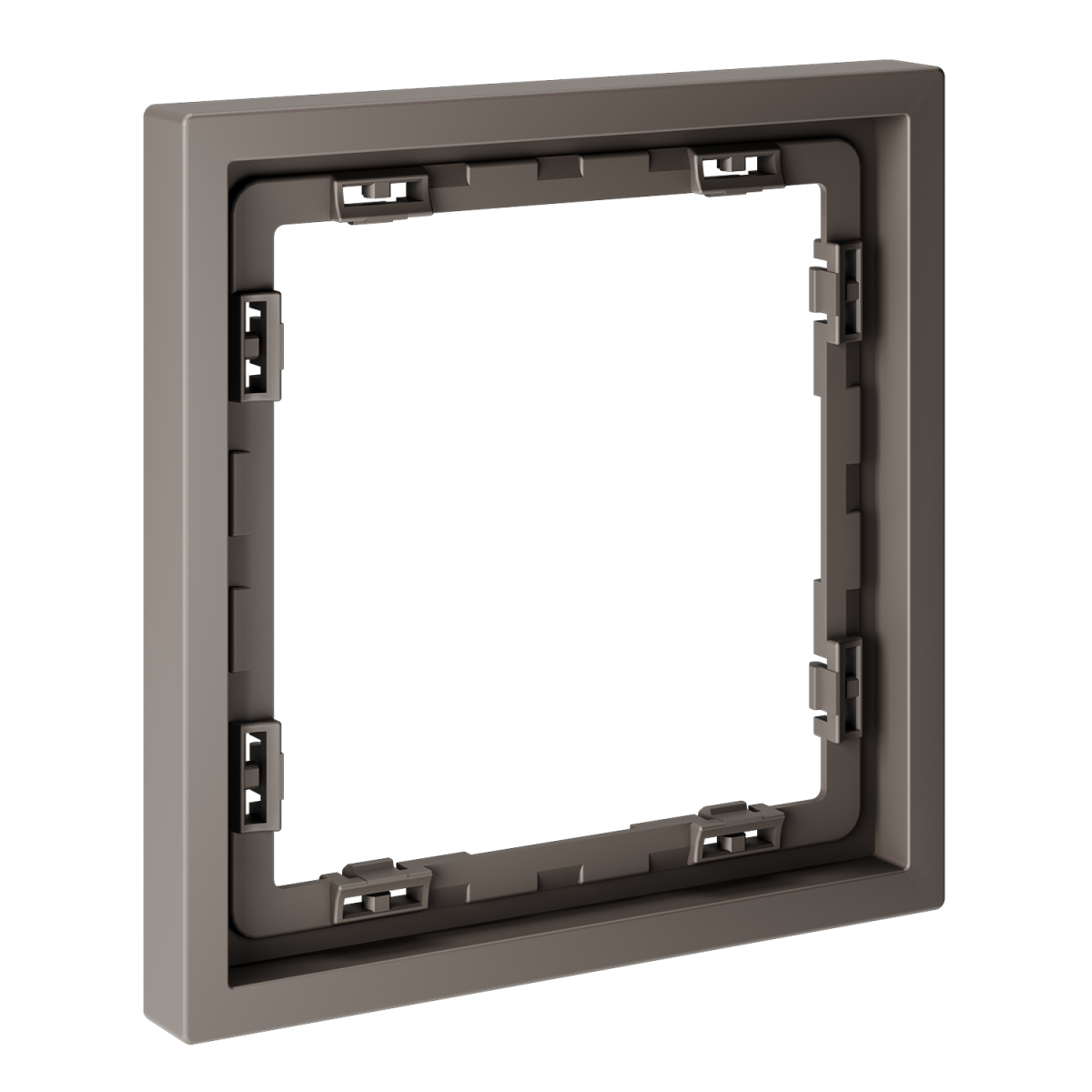 Рамка пластиковая Voltum S70 на 1 пост, (капучино) VLS100114