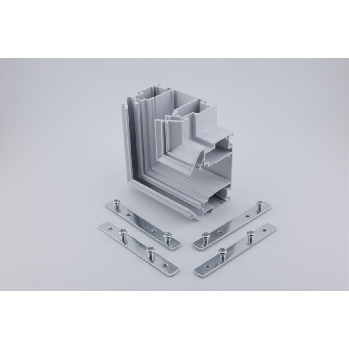 Соединитель для магнитного шинопровода угловой плоский для натяжного потолка Aployt Magnetic track 220 APL.0286.10.02