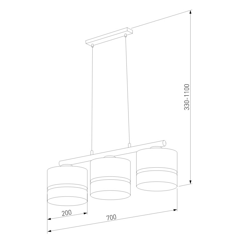 Подвесной светильник TK Lighting 6694 Paglia