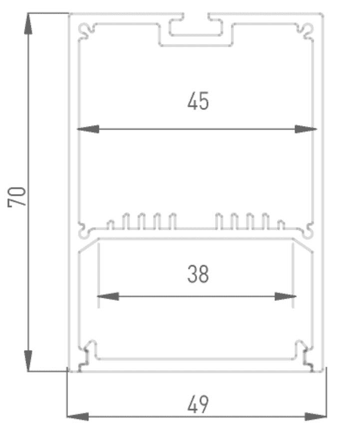 Профиль алюминиевый DesignLed LS.4970 001083