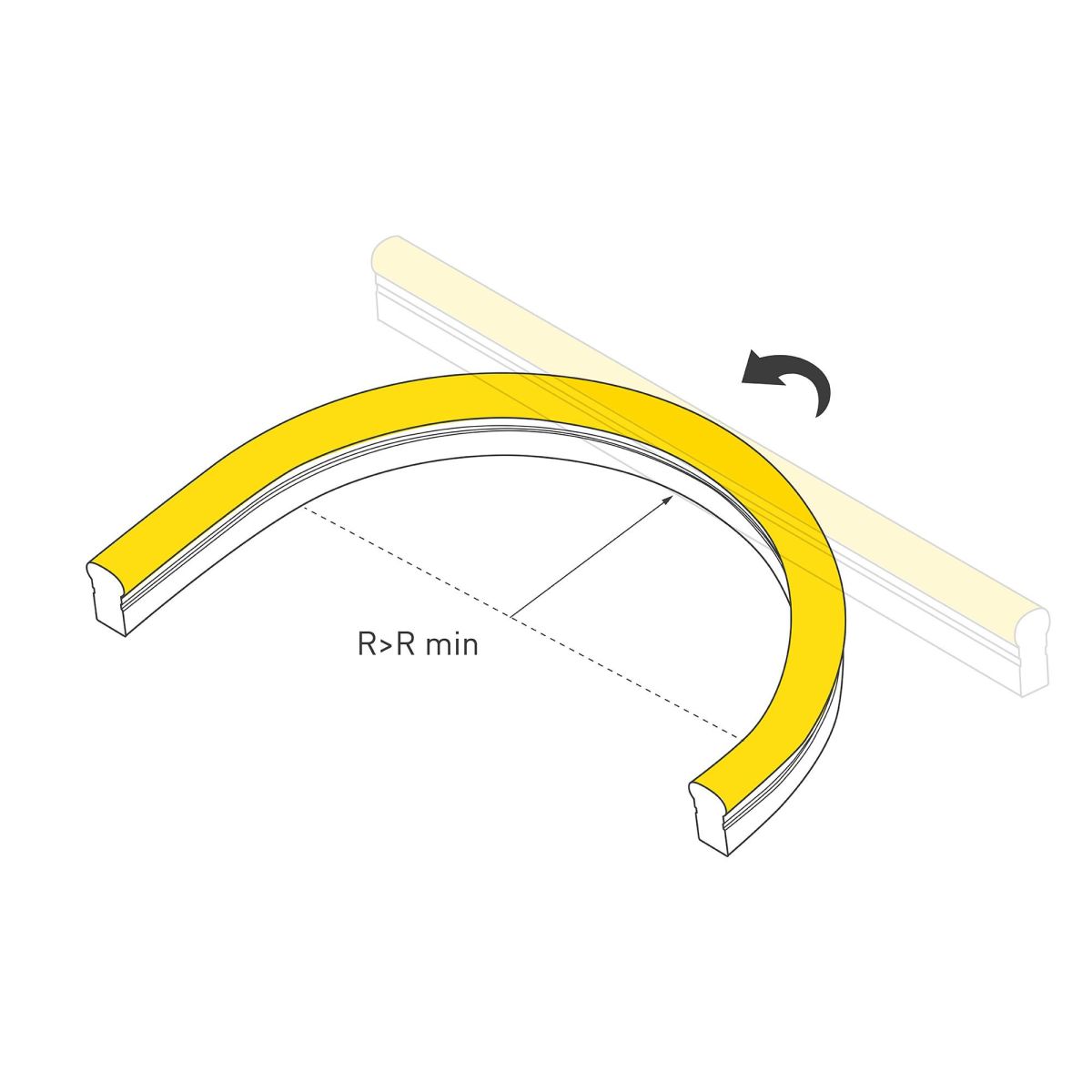 Светодиодная герметичная лента Arlight WAVE-SIDE-A120-12x25mm 230V Green (12 W/m, IP67, 50m, wire x2) 051944