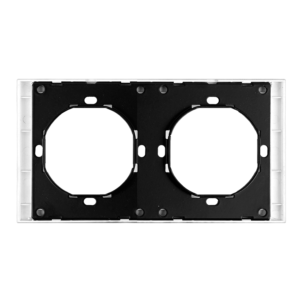 Рамка 2-местная Stekker Мия PFR00-3002-01 белая магнолия 50457