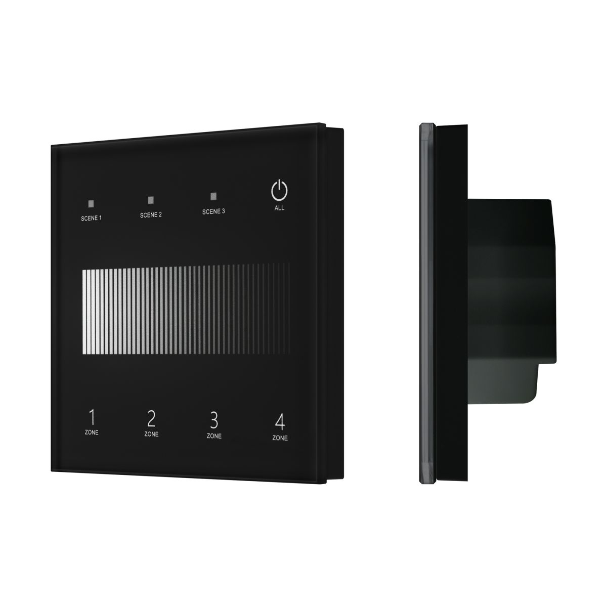 Сенсорная панель Arlight SMART-DALI-301-11-4G-3SC-DT6 Черная (230V, встраиваемая, 2.4G) (IARL, IP20 Пластик) 060789