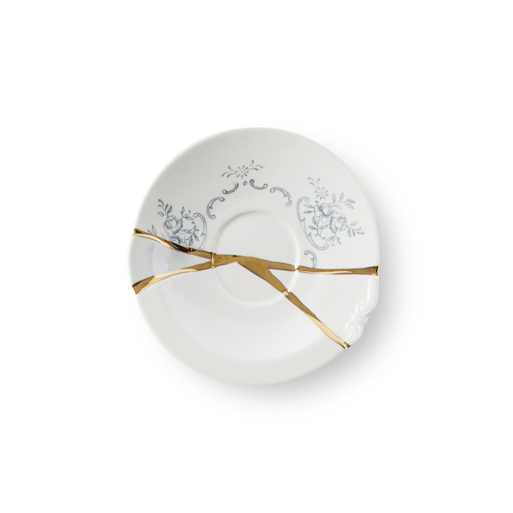Блюдце с чашкой Seletti Kintsugi 9641