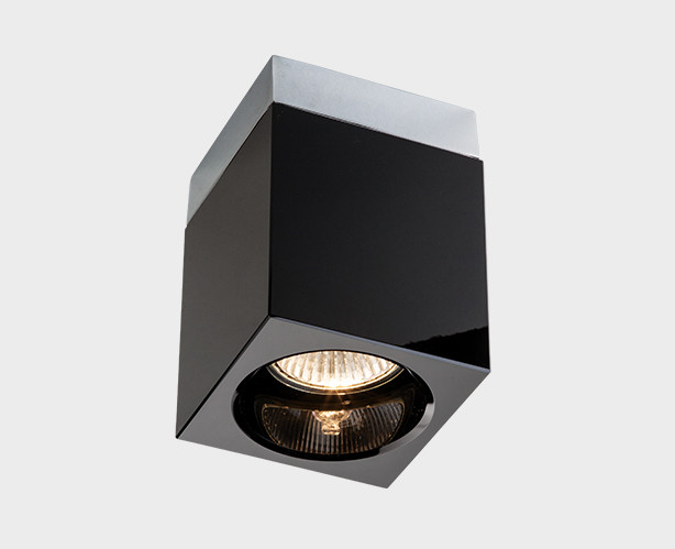 Потолочный светильник стеклянный Italline MRC0821S-1 black