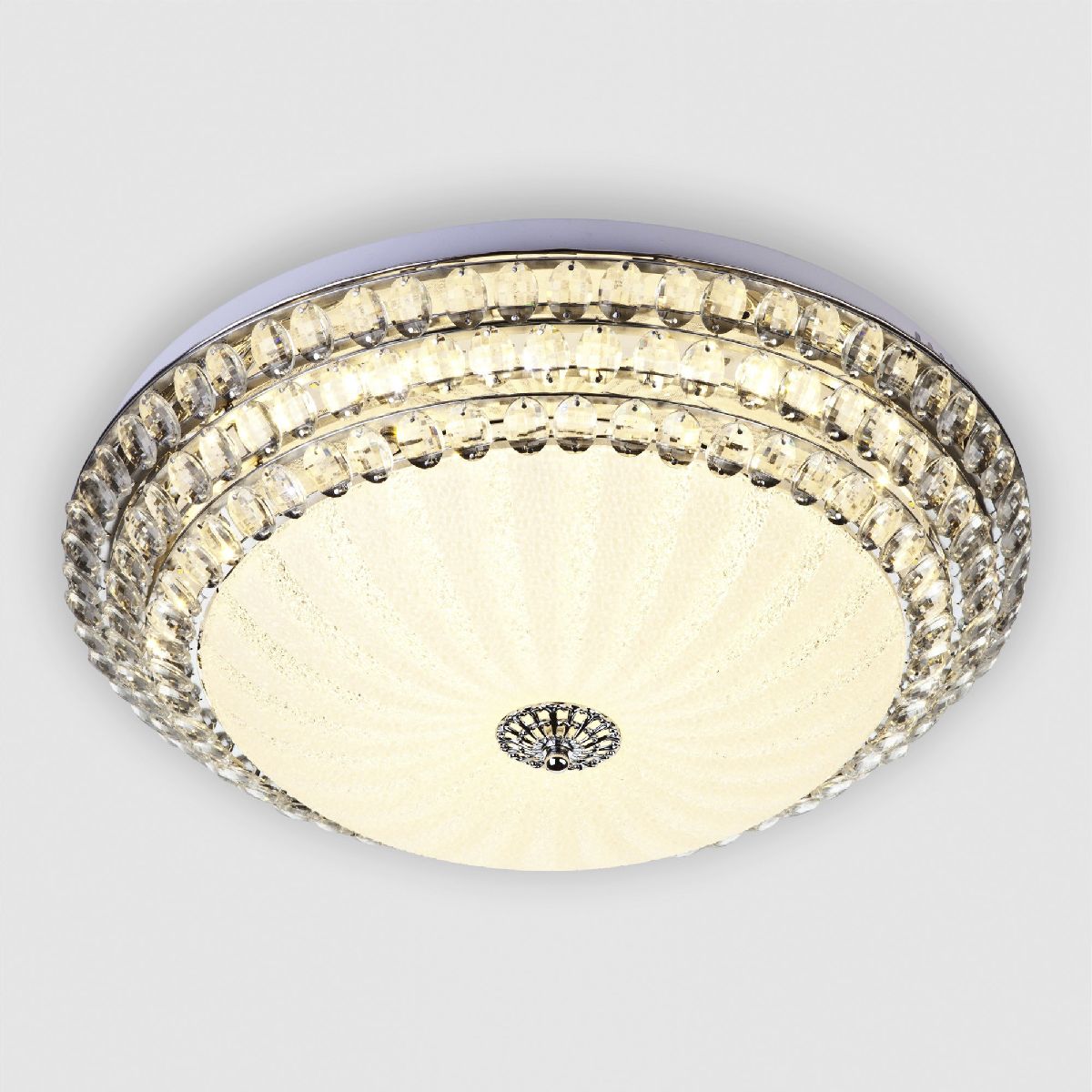 Потолочный светильник стеклянный LED4U L1101-750 CR