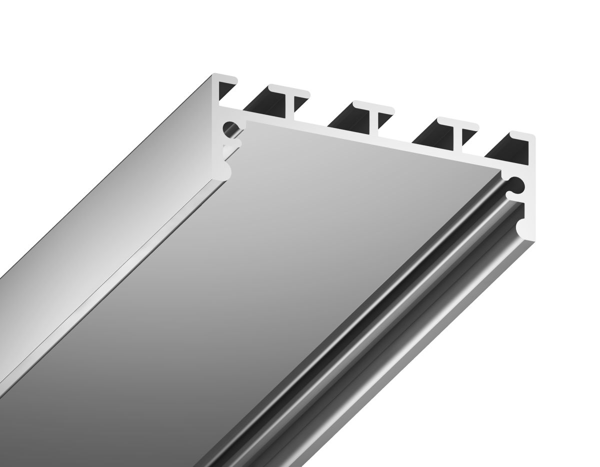 Алюминиевый профиль накладной/подвесной Profile System 42*45 для светодиодной ленты до 33,4мм Ambrella Light Illumination GP3070AL