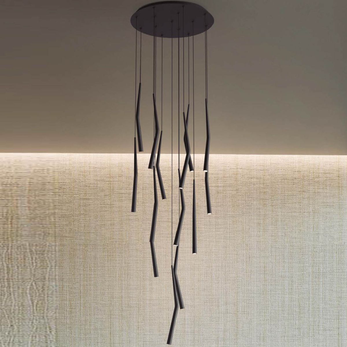 Подвесная люстра Mantra Boomerang 9373+9240 (14L)