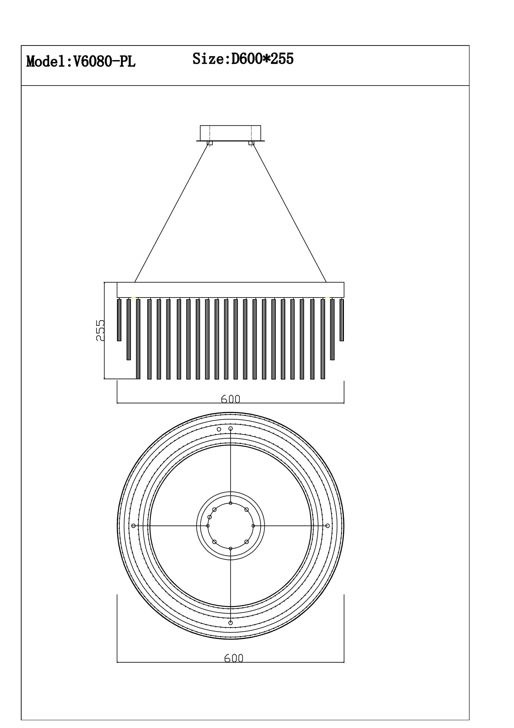 Подвесная люстра Moderli Briol V6080-PL