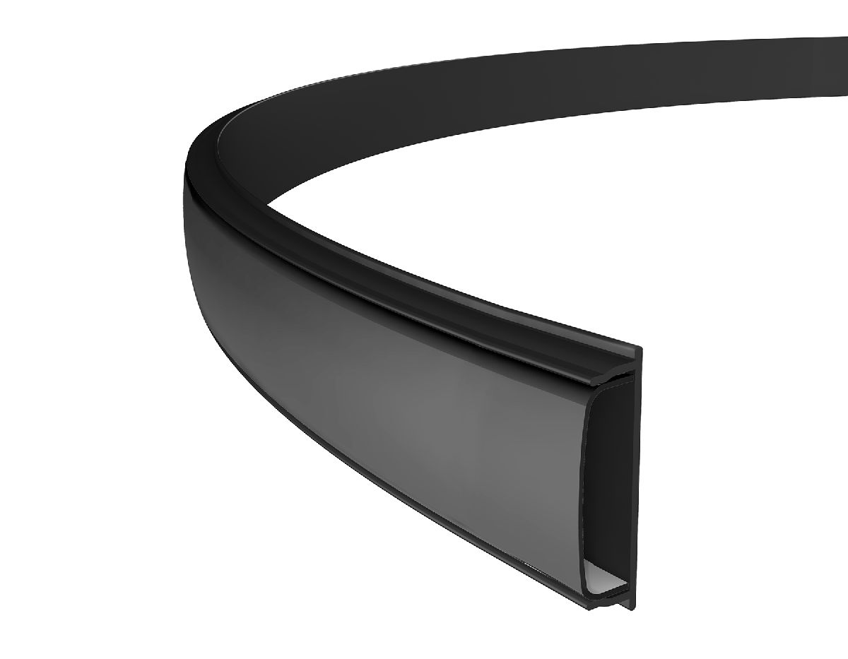 Алюминиевый накладной профиль Ambrella Light Alum Profile GP1600BK/BK