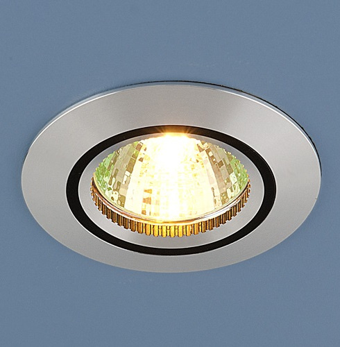 Встраиваемый светильник Elektrostandard 5106 MR16 SL/BK серебро/черный 4690389009099