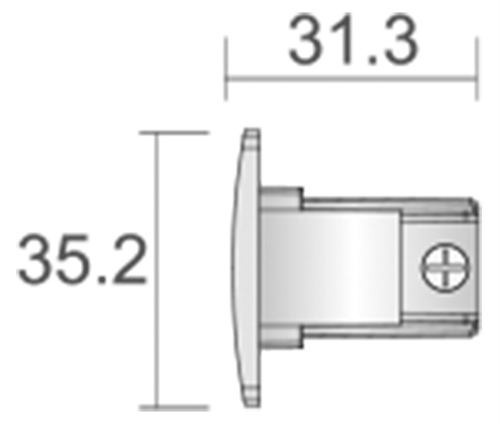 Заглушка Deko-Light D Line 710066