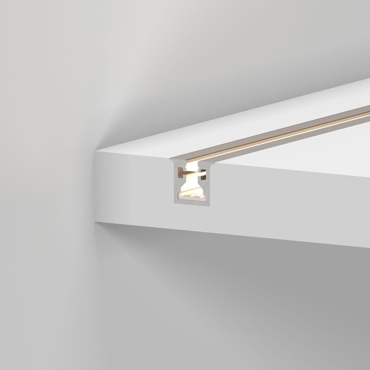 Профиль с экраном Arlight SL-MINI-3-H10-F12-2000 CHAMPAGNE GOLD (Алюминий+пластик) 058626