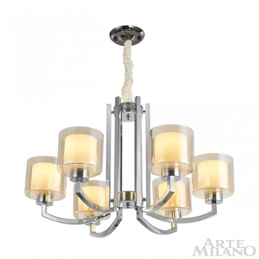 Подвесная люстра Arte Milano Neapolis 277207/6 Ni