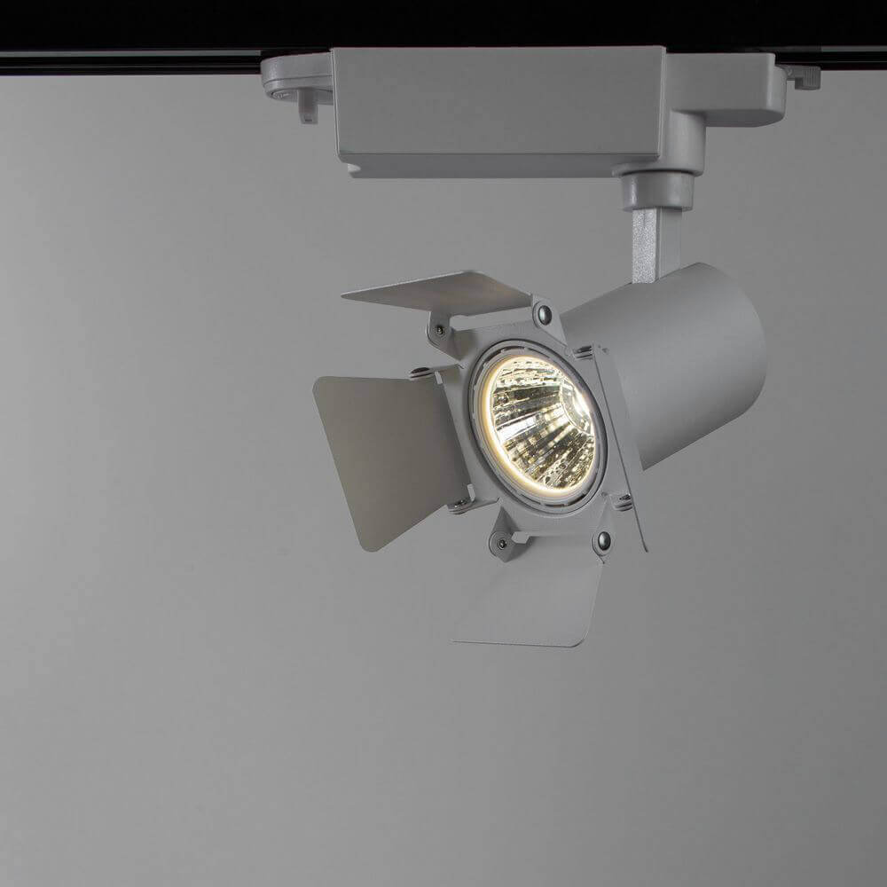 Трековый светодиодный светильник белый Arte Lamp Track Lights A6709PL-1WH