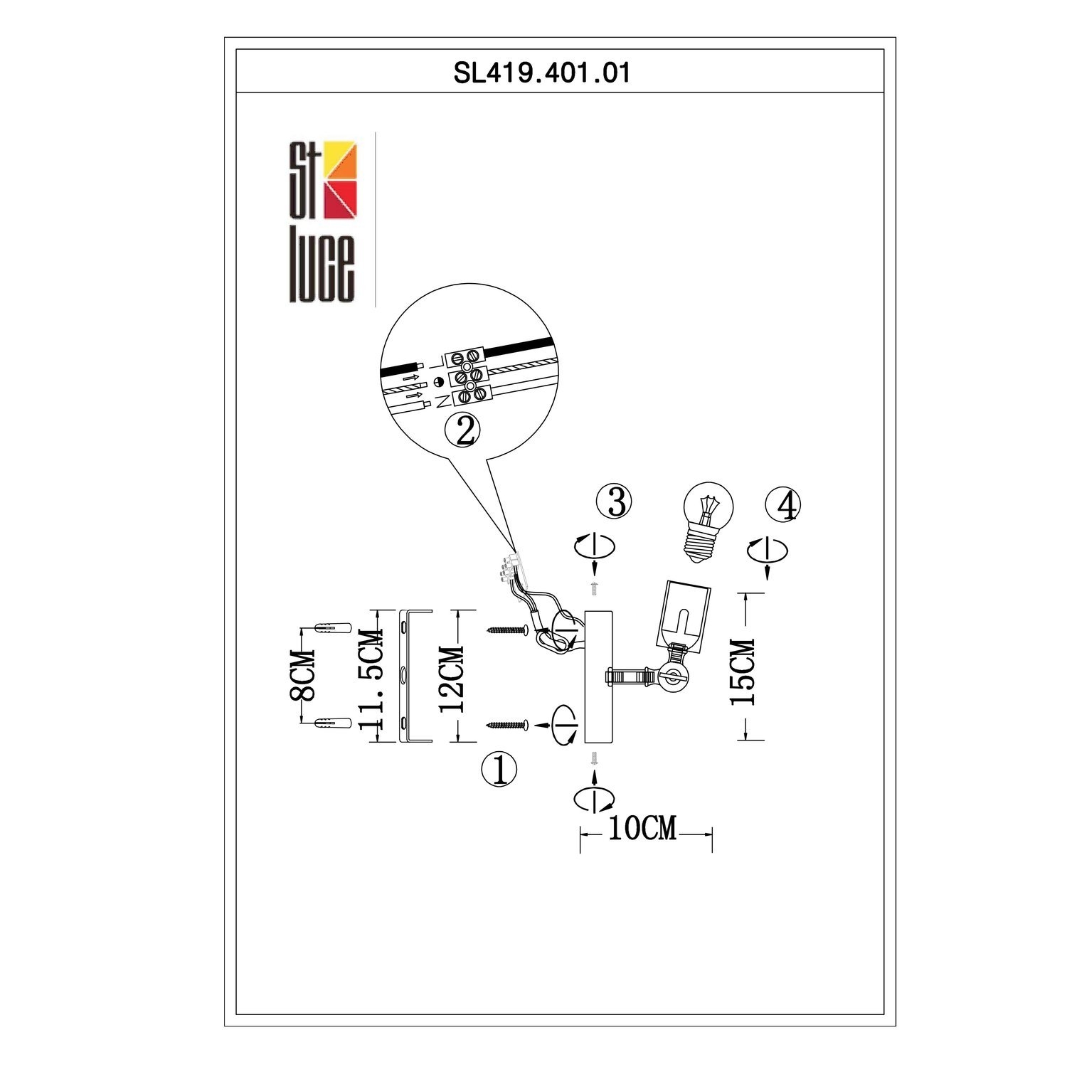 Спот ST Luce Ano SL419.401.01