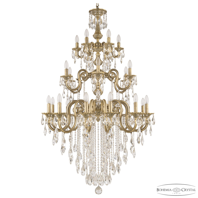 Подвесная люстра Bohemia Ivele Crystal Verona 72103/12+6+6/300/3d B FP