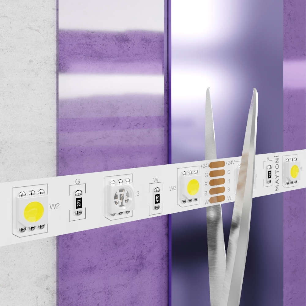 Светодиодная лента Maytoni Technical 24В 5050 14,4Вт/м RGB+W 4000K IP20 10177