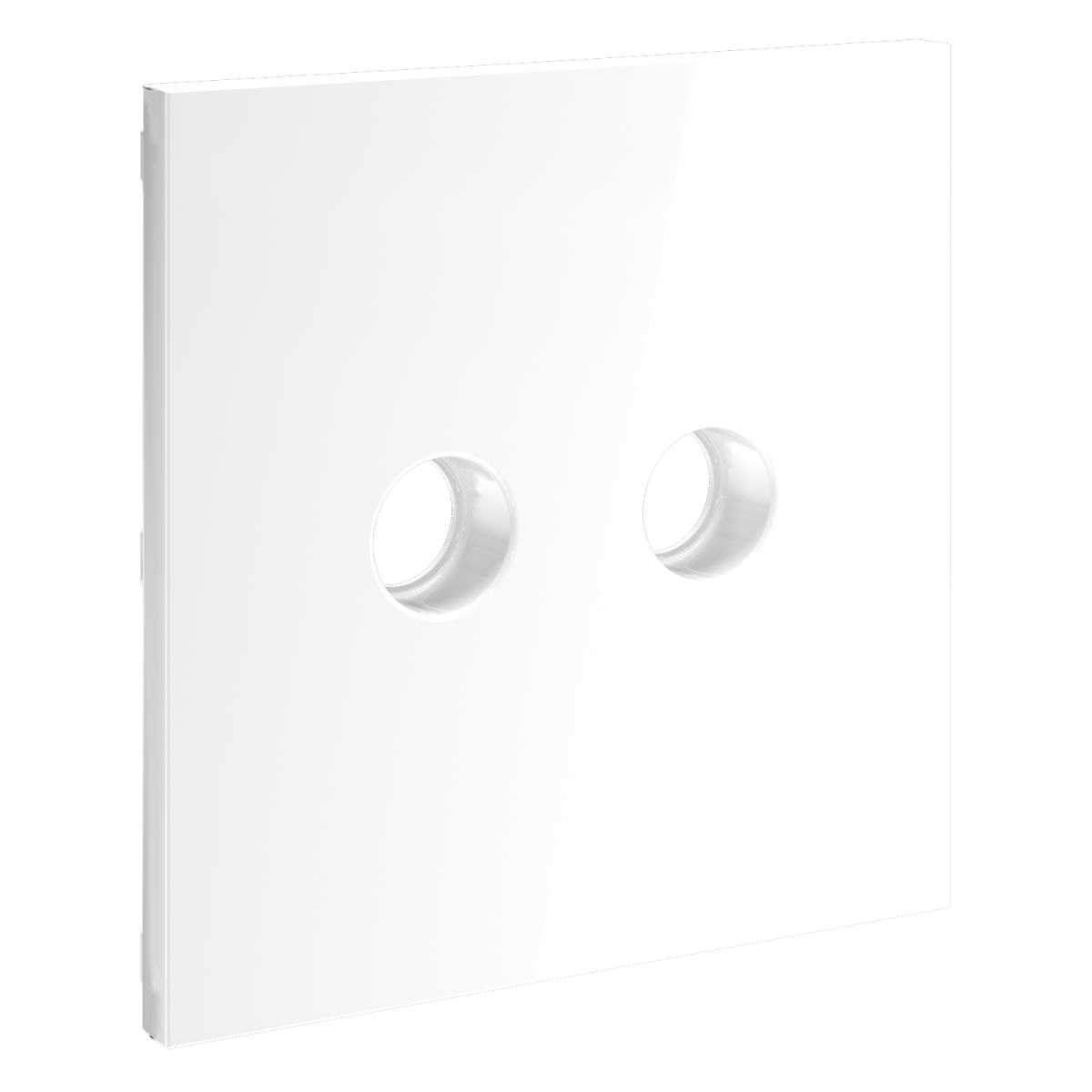 Накладка для розетки телевизионной оконечной TV+SAT Voltum S70 (белый глянцевый) VLS001601