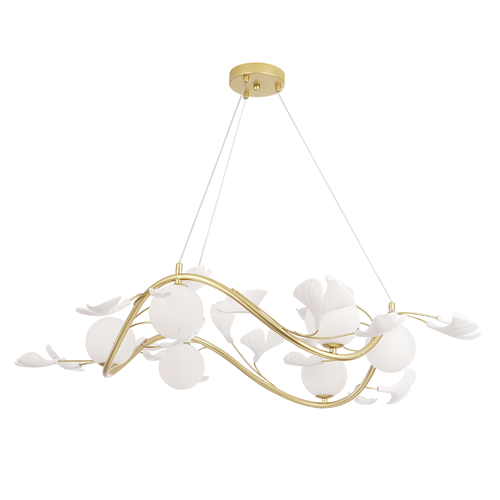 Подвесная люстра шар Crystal Lux COLIBRI SP6 GOLD