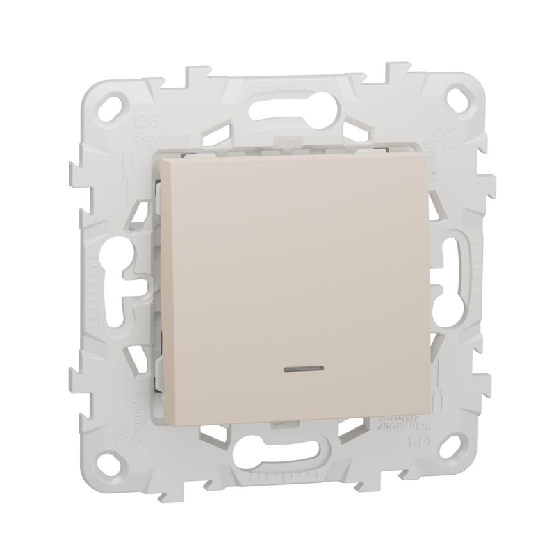 Выключатель одноклавишный Schneider Electric Unica New NU520144N