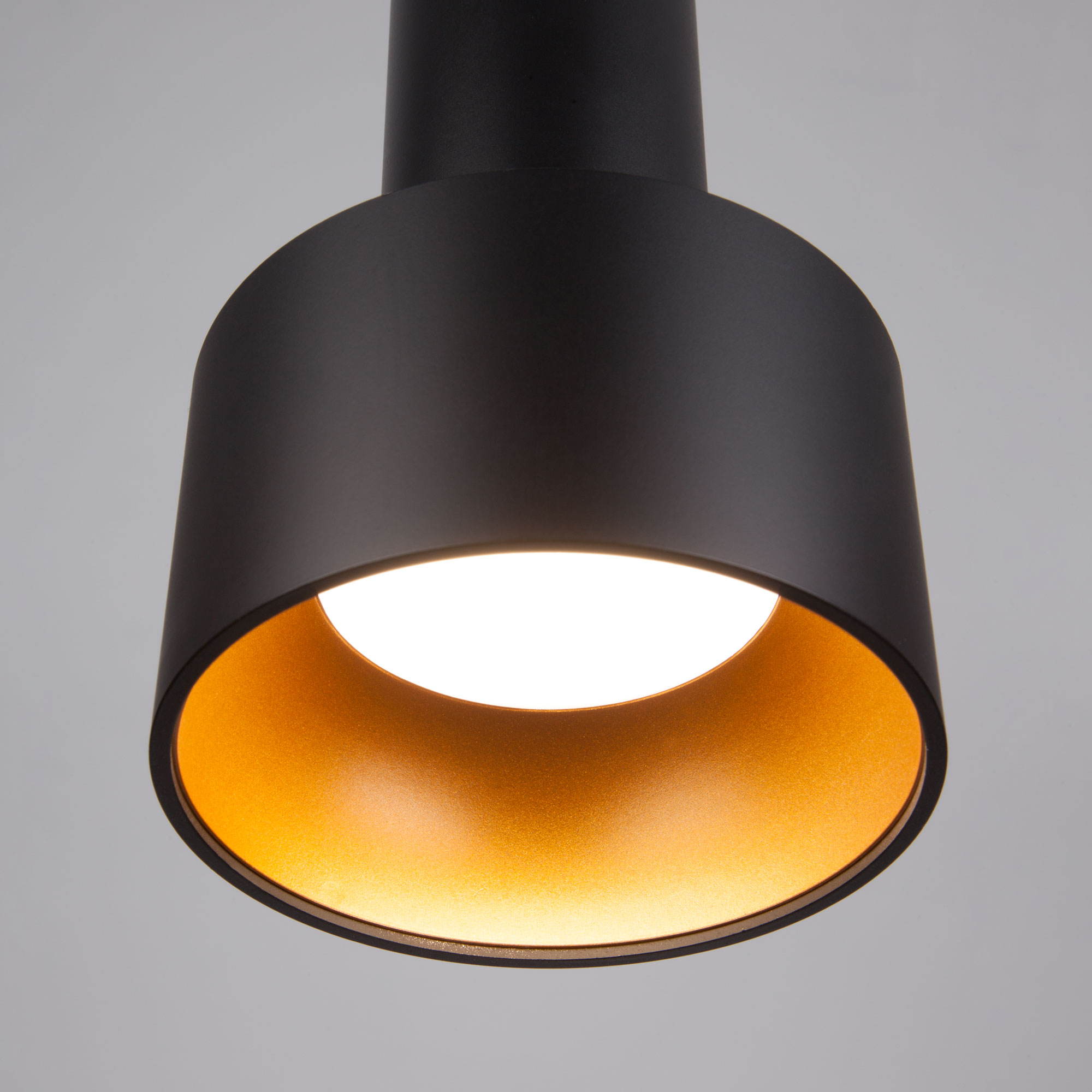 Подвесной светильник Eurosvet Charlie 50134/1 LED черный/золото в Москве