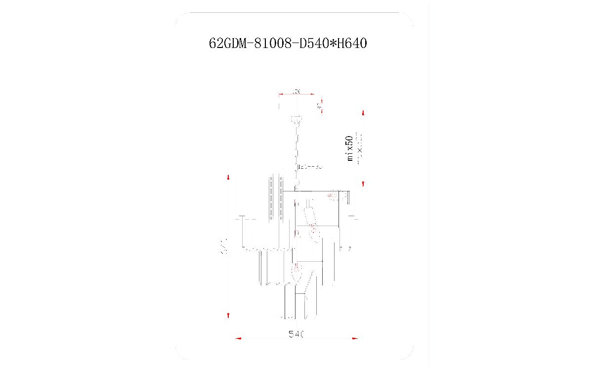 Подвесная люстра Garda Decor 62GDM-81008-540
