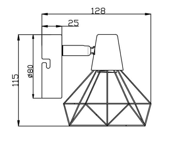 Спот Rivoli Craquelure 7008-701 Б0038124