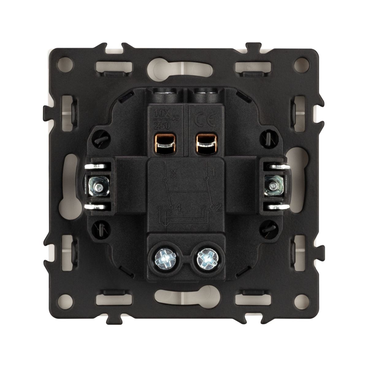 Выключатель перекрёстный 1 кл софт-тач никель Arlight SWT-MKX1-SFPL-IS (250V, 10A) 059429(1)