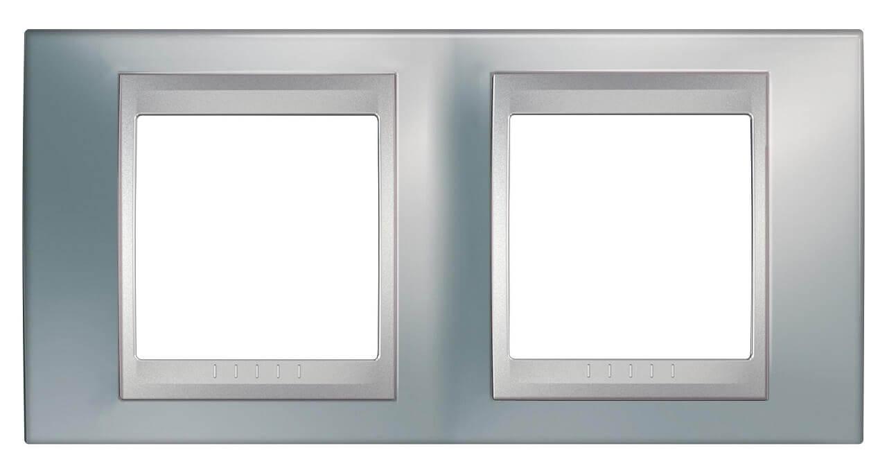 Рамка 2-постовая Schneider Electric Unica Quadro MGU6.704.57