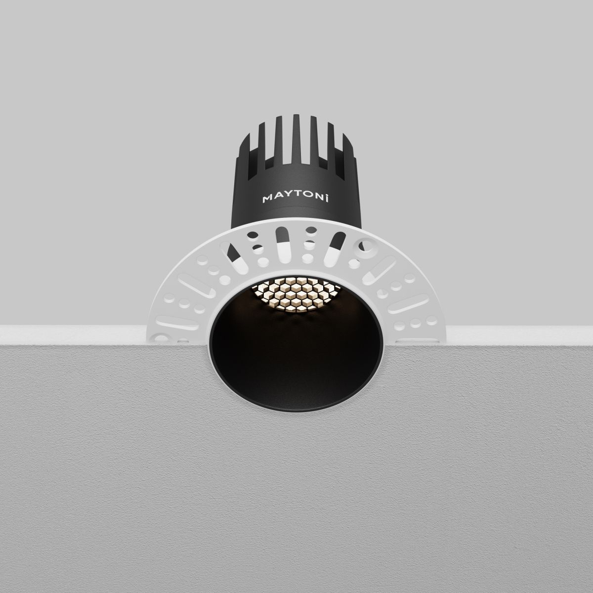 Встраиваемый светильник Maytoni Dip DL120-10W-4K-TRS-B в Москве