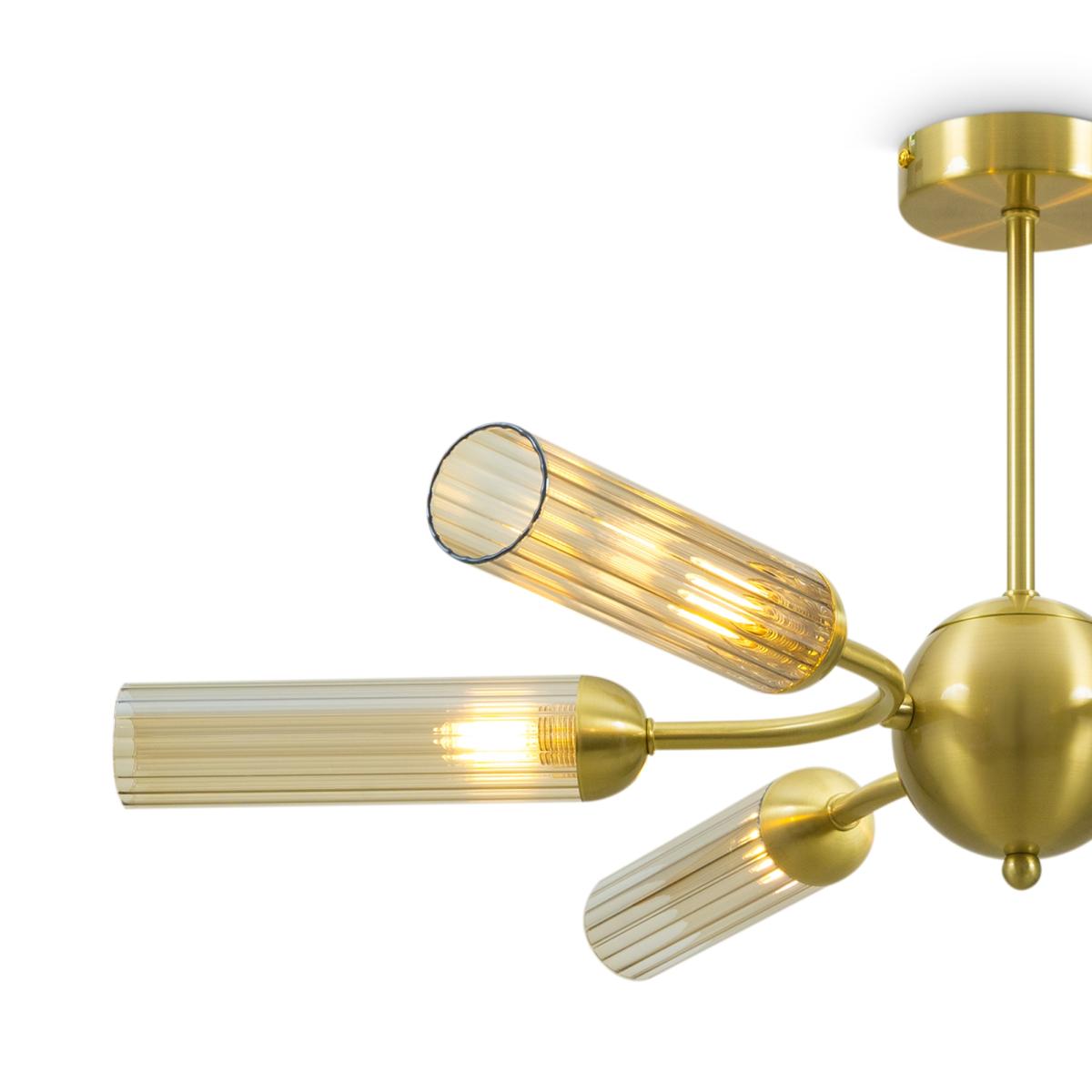 Люстра на штанге Freya Borgy FR5379CL-06G