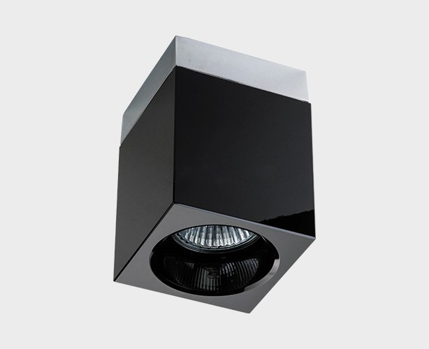 Потолочный светильник стеклянный Italline MRC0821S-1 black