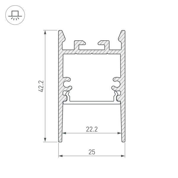 Профиль Arlight SL-COMFORT 031729