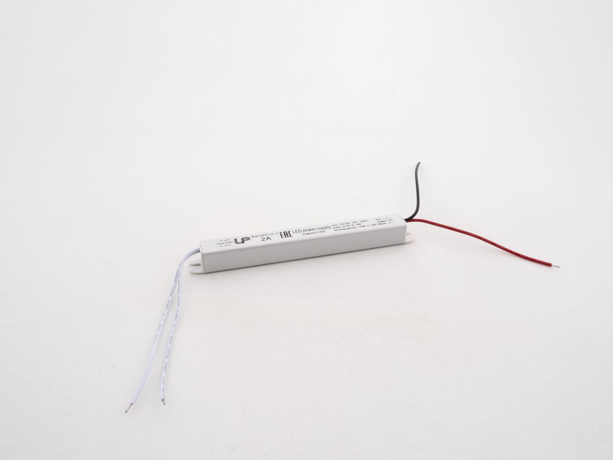 Блок питания LEDS POWER 24Вт 12В Super Slim 390058