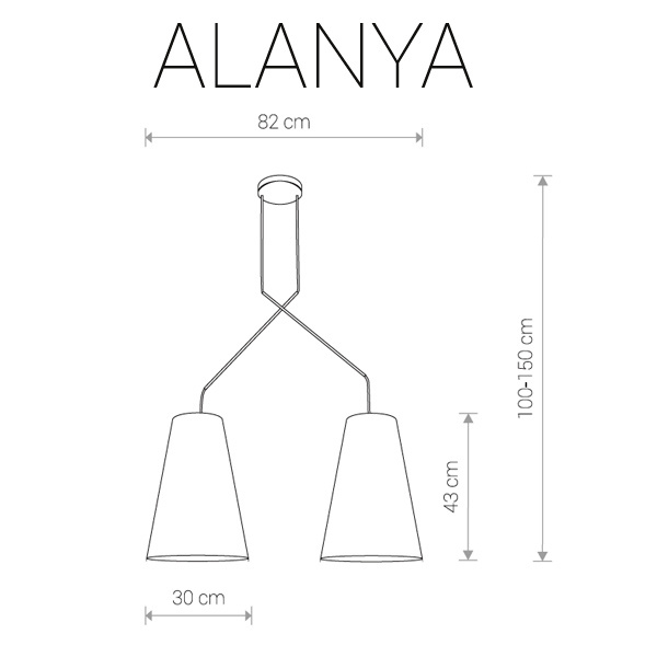 Подвесной светильник Nowodvorski Alanya 9370