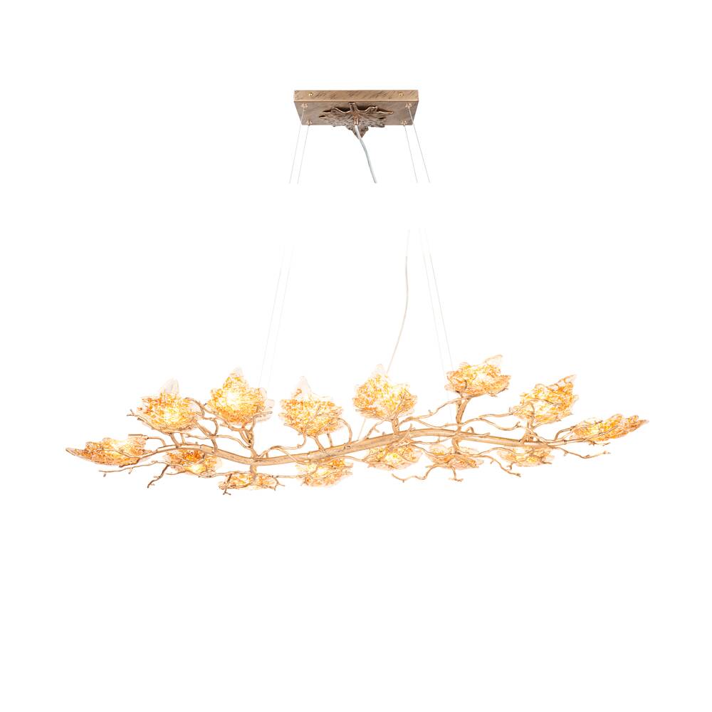 Подвесная люстра флористика AM Group MAPLE SPL14