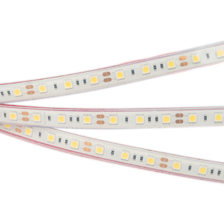 Светодиодная влагозащищенная лента Arlight 14,4W/m 60LED/m 5060SMD теплый белый 5M 013587(2)