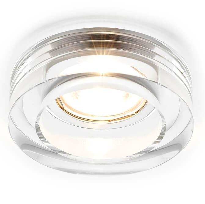 Встраиваемый светильник Ambrella Light Glass D6110 CL
