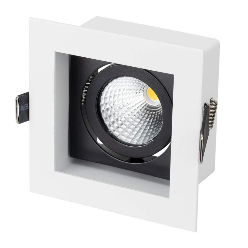 Встраиваемый светильник Arlight CL-SNODO-LUM-S102x102-9W Day4000 (WH-BK, 38 deg) 039275